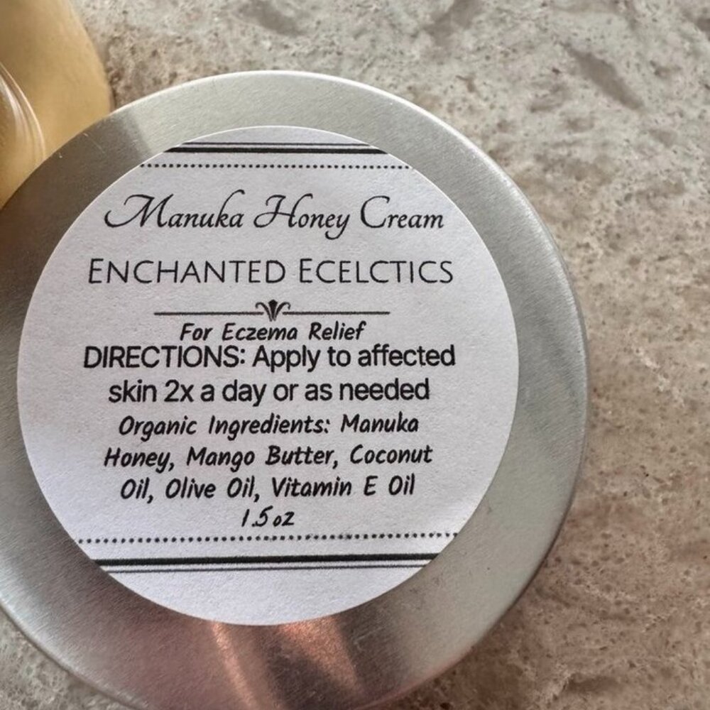 Organic Manuka Honey Cream for Eczema